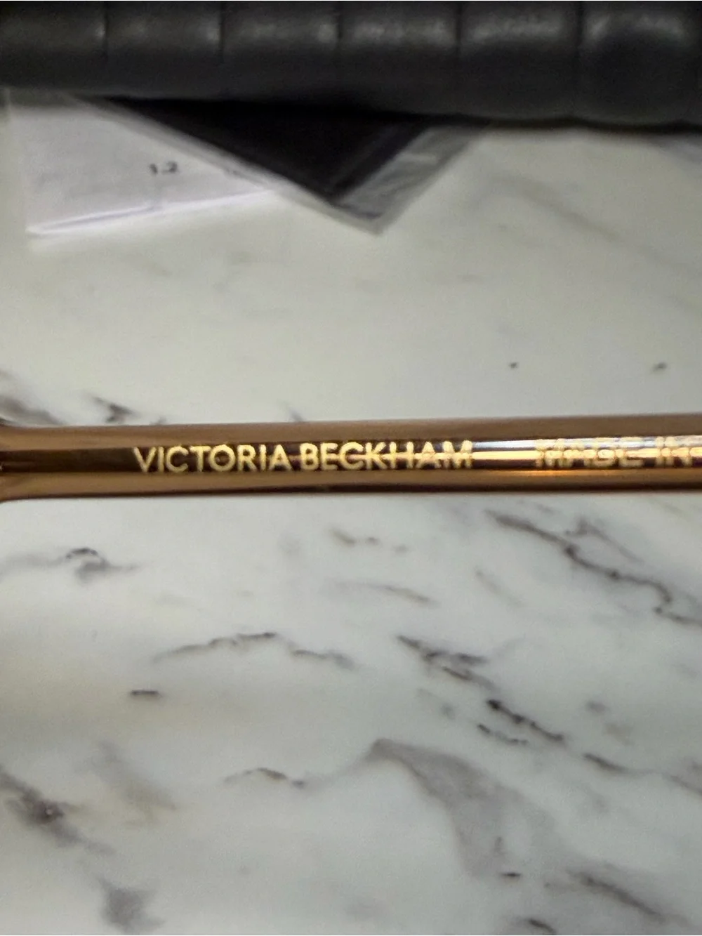 Victoria Beckham VB655S 203 Brown Oversized Sunglasses 58mm w/ Box Case